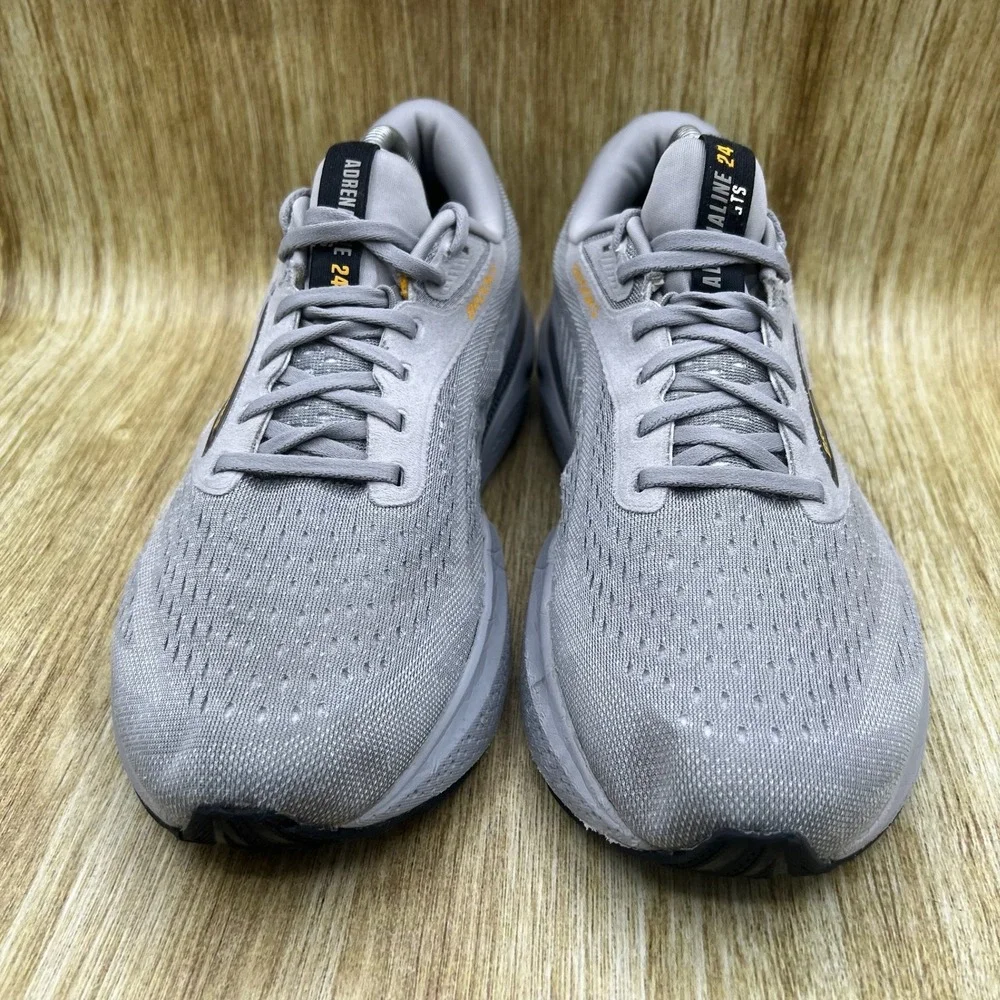 Brooks Adrenaline GTS 24 Men's 9 4E Extra Wide Grey Running Shoes 1104374E084